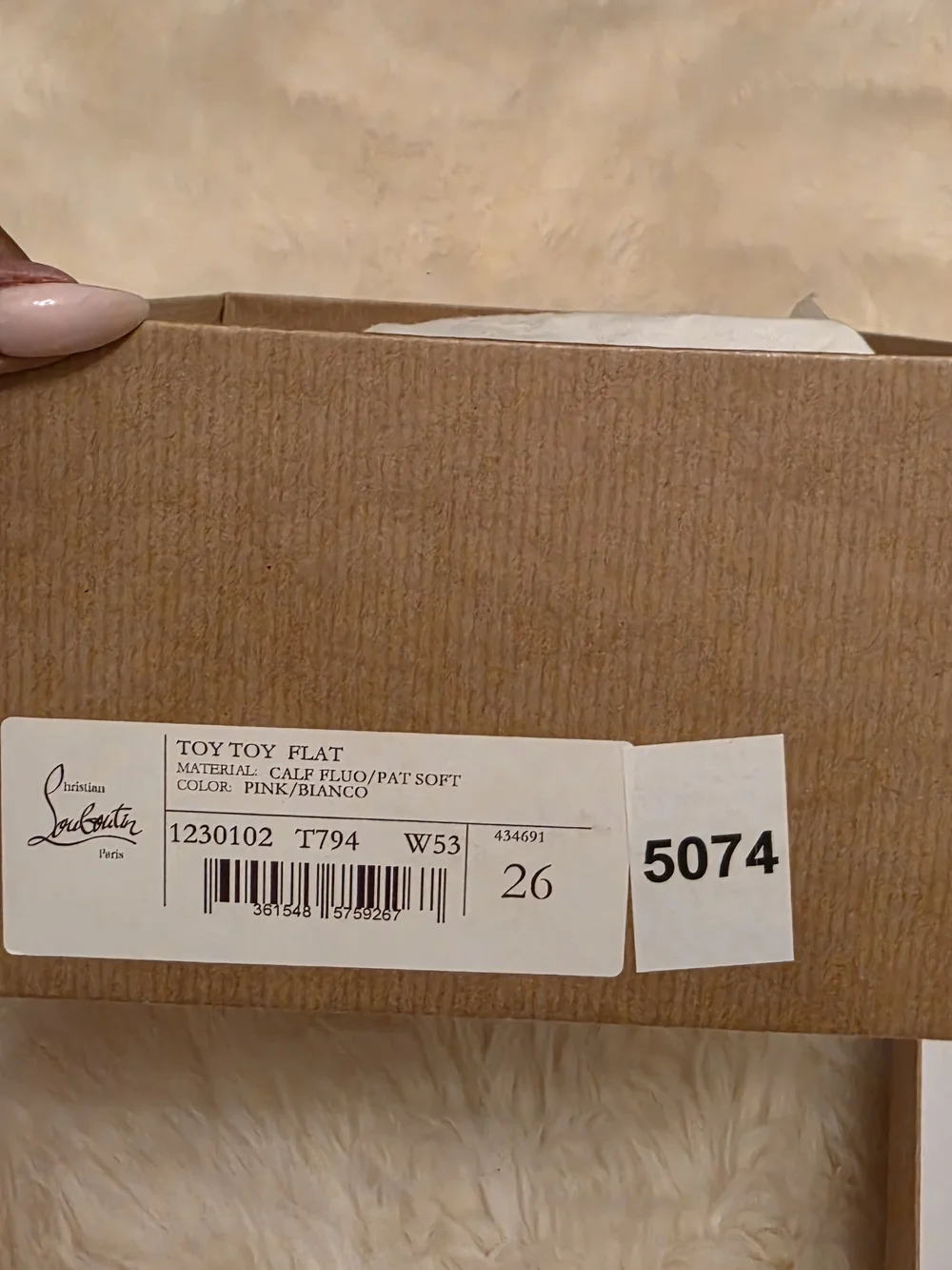 Kids Christian Louboutin Toy Toy Sneakers